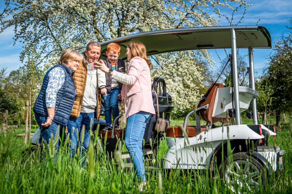 Rondrit groene wagentjes